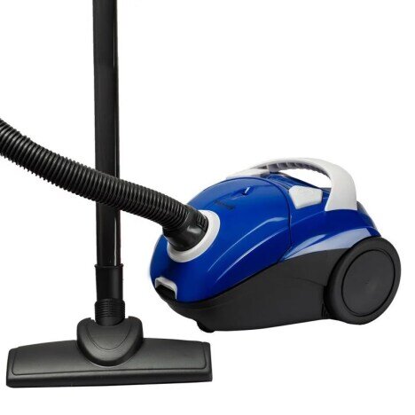 Aspirator cu sac Hausberg HB-2080BL Cyclone Vacuum Cleaner, 1.5L, 700W, 85dB, Albastru/Alb