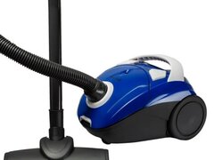 Aspirator cu sac Hausberg HB-2080BL Cyclone Vacuum Cleaner, 1.5L, 700W, 85dB, Albastru/Alb